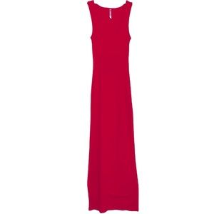 Heart & Hips Ribbed Scoop Neck Maxi Dress